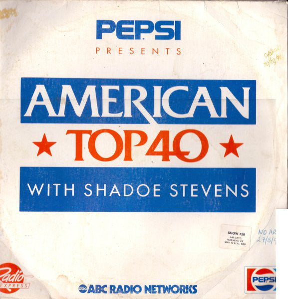 Various : American Top 40 With Shadoe Stevens (4xLP, Transcription)