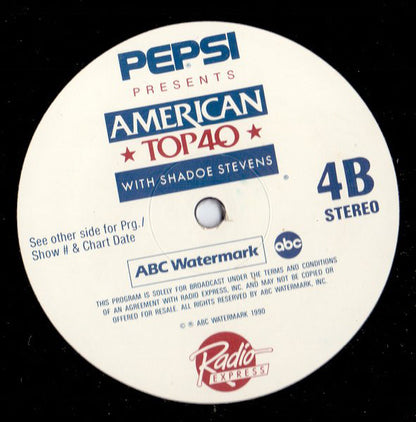 Various : American Top 40 With Shadoe Stevens (4xLP, Transcription)