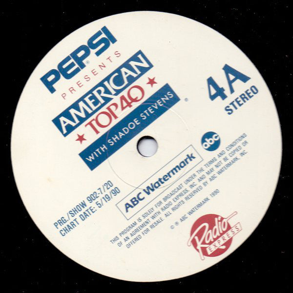 Various : American Top 40 With Shadoe Stevens (4xLP, Transcription)