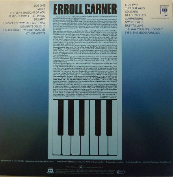 Erroll Garner : Misty (LP, Album, Comp, Mono)