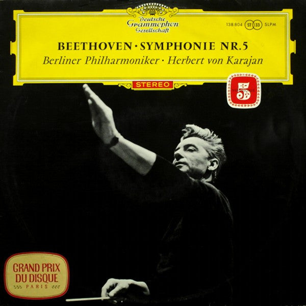 Ludwig van Beethoven - Berliner Philharmoniker ‧ Herbert von Karajan : Symphonie Nr.5 (LP, RP)