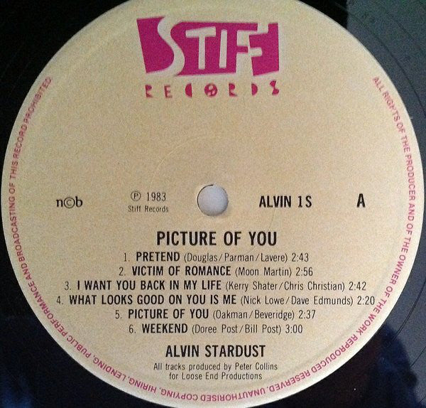 Alvin Stardust : A Picture Of You (LP, Album)