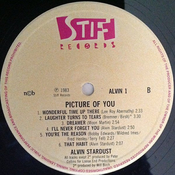 Alvin Stardust : A Picture Of You (LP, Album)