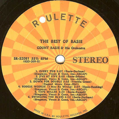 Count Basie Orchestra : The Best Of Basie (LP, Album)