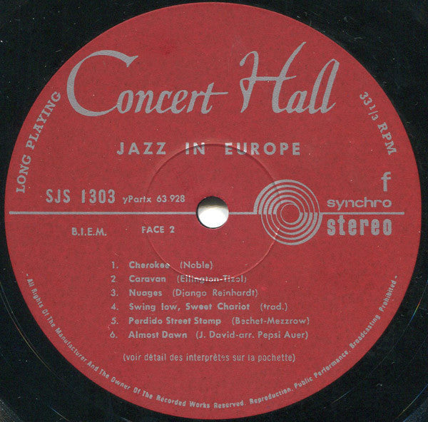 Various : Jazz In Europe (LP, Comp, Ste)