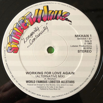 World Famous Lobster Allstars : Working For Love Again (12")