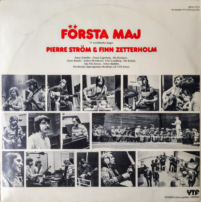 Pierre Ström & Finn Zetterholm : Första Maj (11 Socialistiska Sånger) (LP, Album)