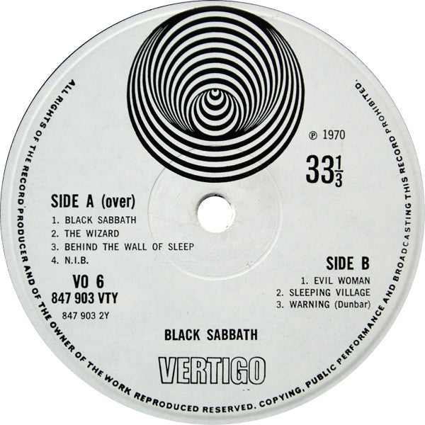 Black Sabbath : Black Sabbath (LP, Album)