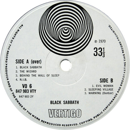 Black Sabbath : Black Sabbath (LP, Album)