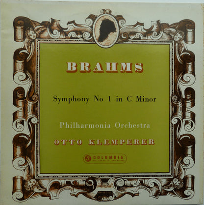 Johannes Brahms – Philharmonia Orchestra, Otto Klemperer : Symphony No. 1 In C Minor (LP, Album, Mono)