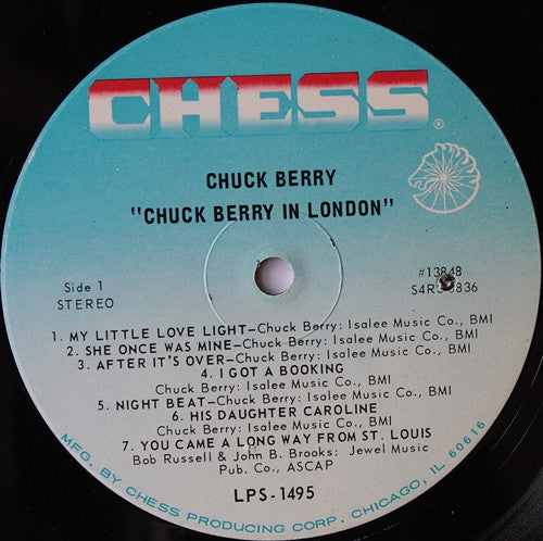 Chuck Berry : Chuck Berry In London (LP, Album)