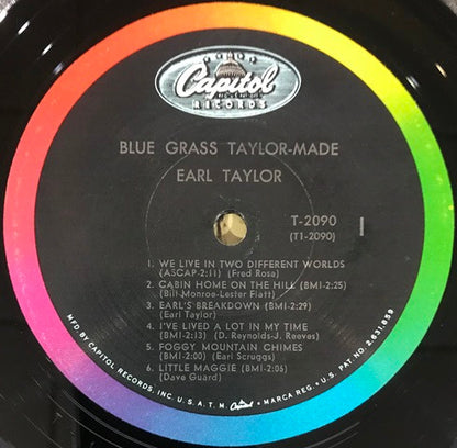 Earl Taylor And His Blue Grass Mountaineers : Blue Grass Taylor-Made (LP, Album)