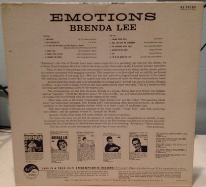 Brenda Lee : Emotions (LP, Album)
