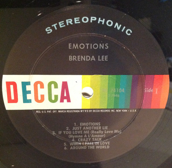 Brenda Lee : Emotions (LP, Album)