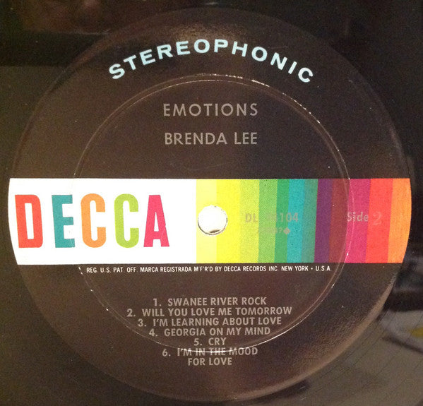 Brenda Lee : Emotions (LP, Album)