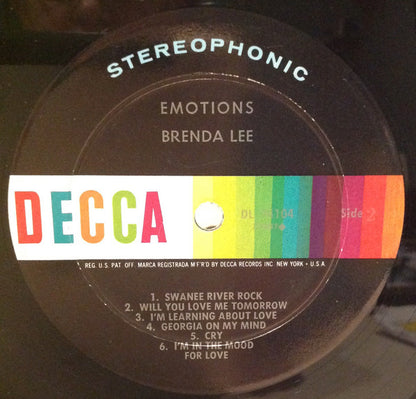 Brenda Lee : Emotions (LP, Album)