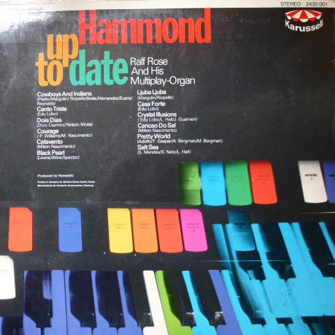 Ralf Rose And His Multiplay- Organ : Hammond Up To Date (LP)