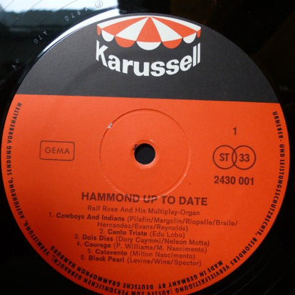 Ralf Rose And His Multiplay- Organ : Hammond Up To Date (LP)