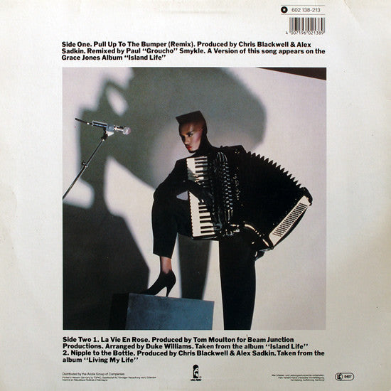 Grace Jones : Pull Up To The Bumper (12", Maxi)