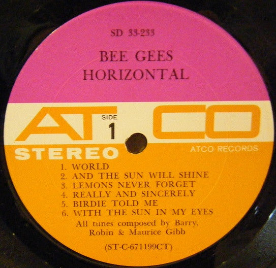 Bee Gees : Horizontal (LP, Album, CT )