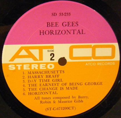 Bee Gees : Horizontal (LP, Album, CT )