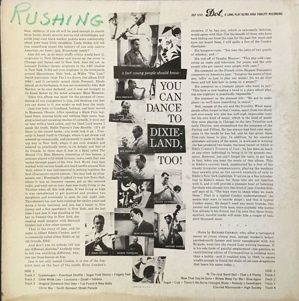 Eddie Condon : Dixieland Dance Party (LP)