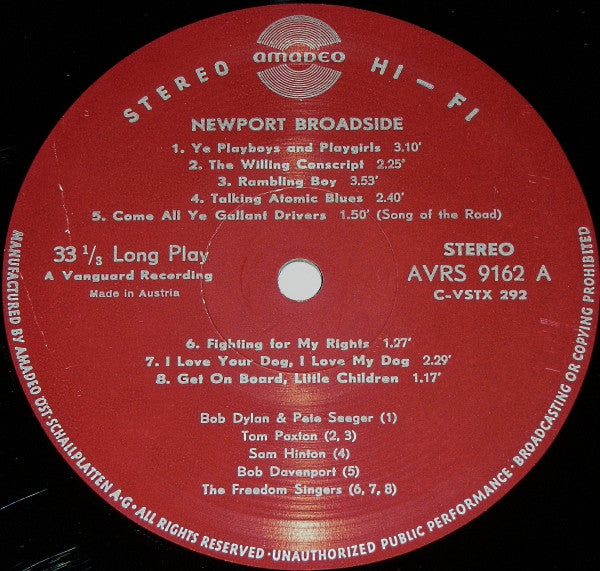 Various : Newport Broadside (LP, Album)