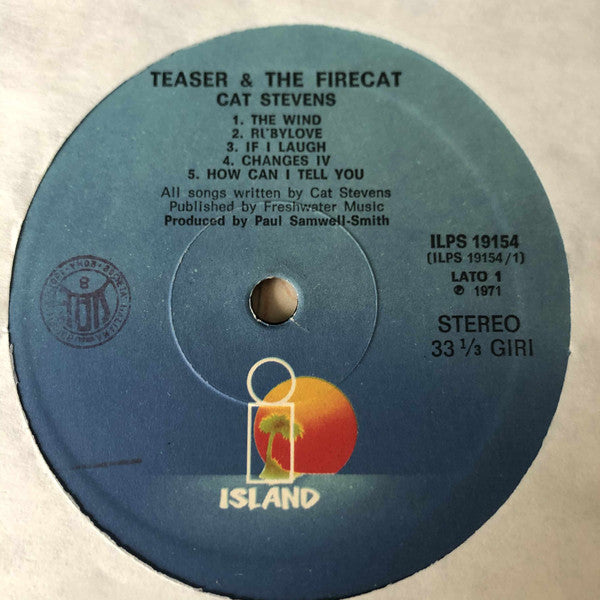 Cat Stevens : Teaser And The Firecat (LP, Album, RE, Gat)