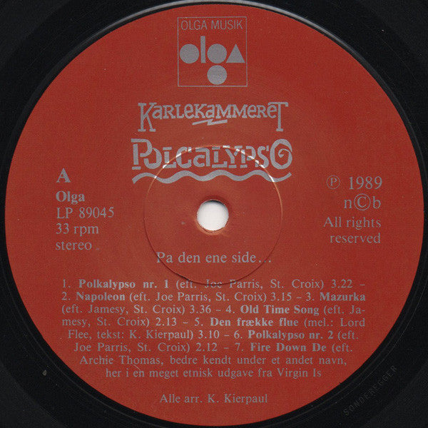 Karlekammeret : Polcalypso (LP, Album)