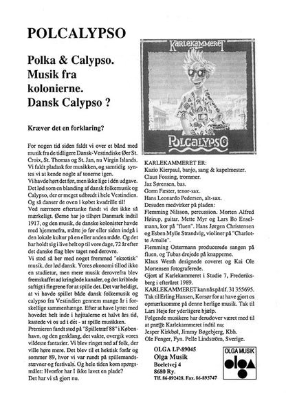 Karlekammeret : Polcalypso (LP, Album)