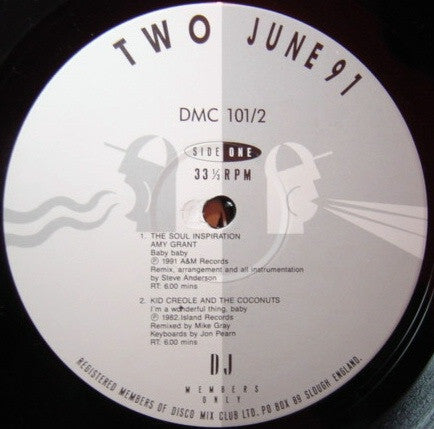 Various : June • 91 (Two) (12", P/Mixed)