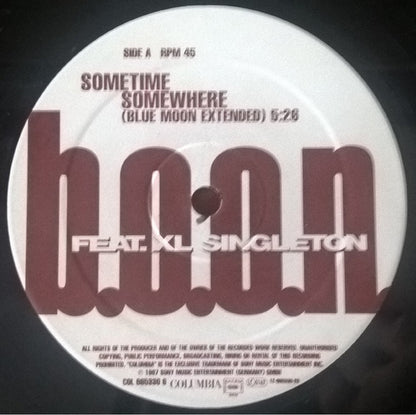 B.O.O.N. feat. XL Singleton : Sometime Somewhere (12")