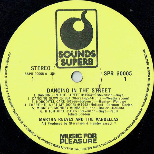 Martha Reeves & The Vandellas : Dancing In The Street (LP, Comp)