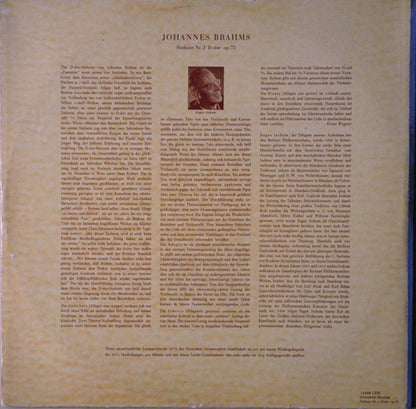 Johannes Brahms / Berliner Philharmoniker ‧ Dirigent: Eugen Jochum : Sinfonie Nr. 2 D-dur Op. 73 (LP, Mono)