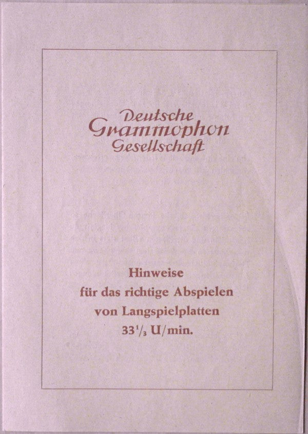 Johannes Brahms / Berliner Philharmoniker ‧ Dirigent: Eugen Jochum : Sinfonie Nr. 2 D-dur Op. 73 (LP, Mono)