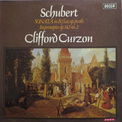 Franz Schubert, Clifford Curzon : Sonata No.21 In B Flat, D.960, Op.Posth. Imprompthu Op. 142 No. 2 (LP)