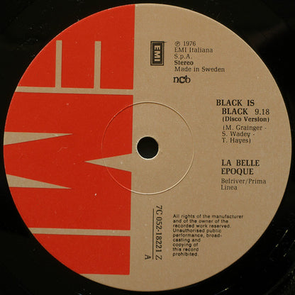 Belle Epoque : Black Is Black / Miss Broadway (12", Single)