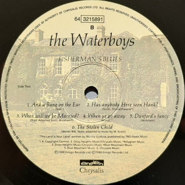 The Waterboys : Fisherman's Blues (LP, Album)