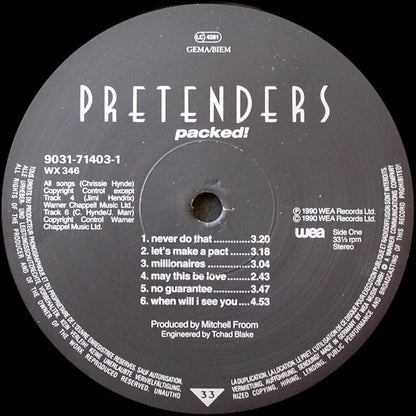 The Pretenders : Packed! (LP, Album)