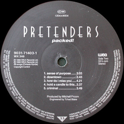 The Pretenders : Packed! (LP, Album)