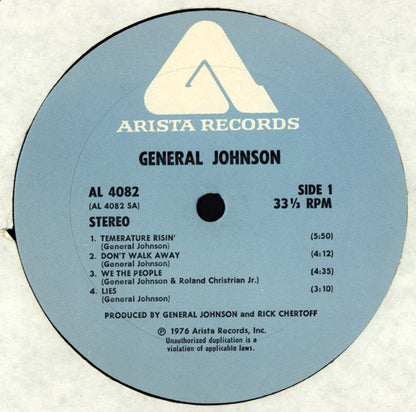 General Johnson : General Johnson (LP, Album)