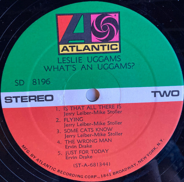 Leslie Uggams : What's An Uggams? (LP, Album, RE)