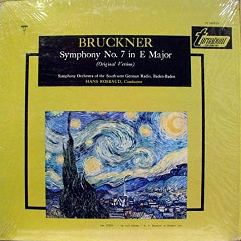 Anton Bruckner - Südwestfunkorchester Baden-Baden, Hans Rosbaud : Symphony No. 7 In E Major (Original Version) (LP, Album)