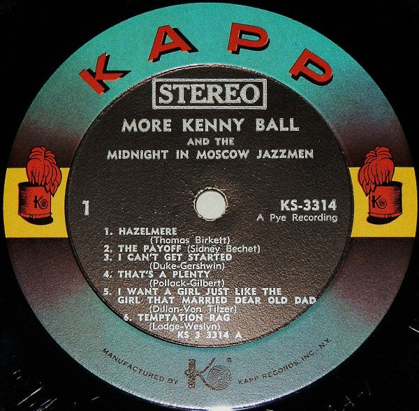 Kenny Ball And His Jazzmen : More Kenny Ball And His Midnight In Moscow Jazzmen (LP, Album)