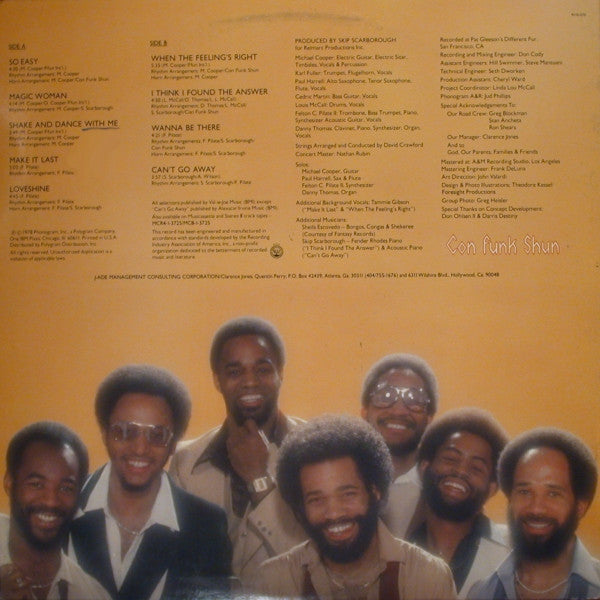 Con Funk Shun : Loveshine (LP, Album)