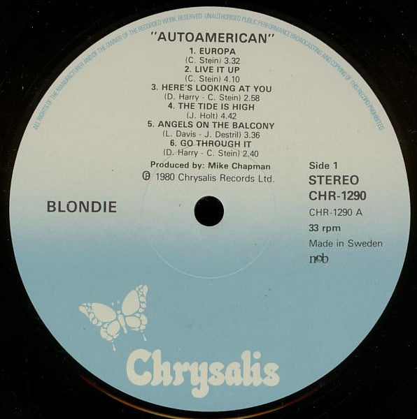 Blondie : Autoamerican (LP, Album)