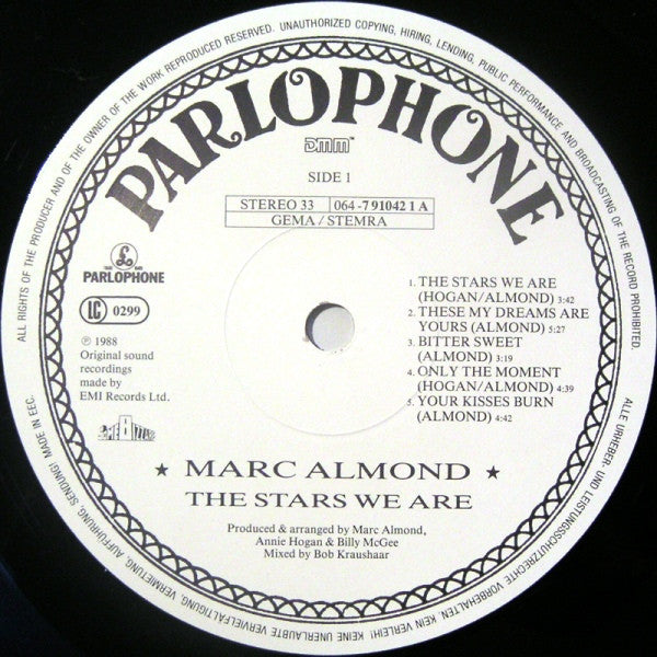 Marc Almond : The Stars We Are (LP, Album, DMM)