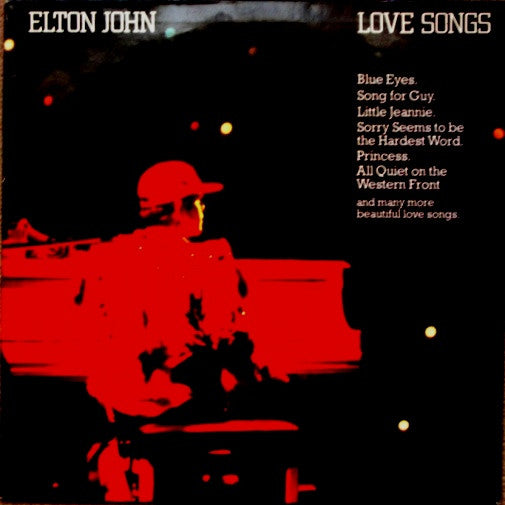 Elton John : Love Songs (LP, Comp)