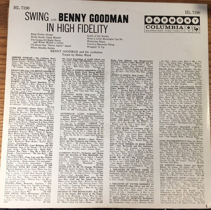 Benny Goodman And His Orchestra : Swing With Benny Goodman And His Orchestra (LP, Album, Mono)