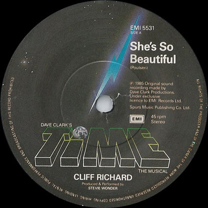 Cliff Richard : She's So Beautiful (7", Single)